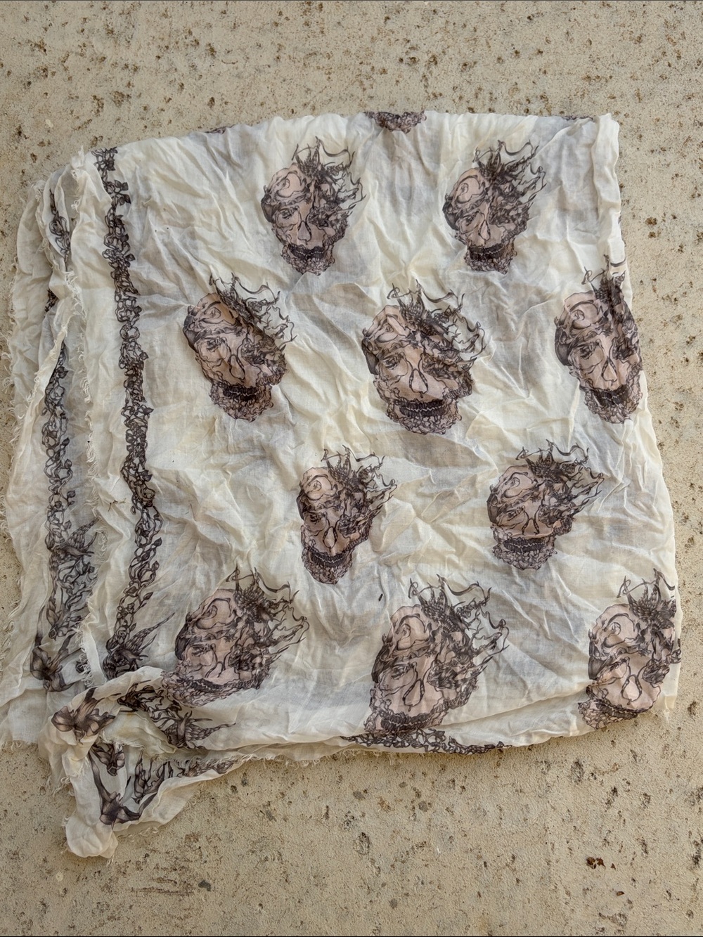 Alexander McQueen Skull Scarf